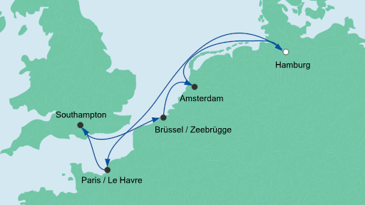 Route Nordeuropa 1