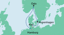 Route: Kurzreise 4 mit AIDAcara