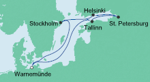 Route: Ostsee 2 mit AIDAmar