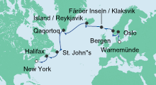 Route: Transamerika 2 mit AIDAbella