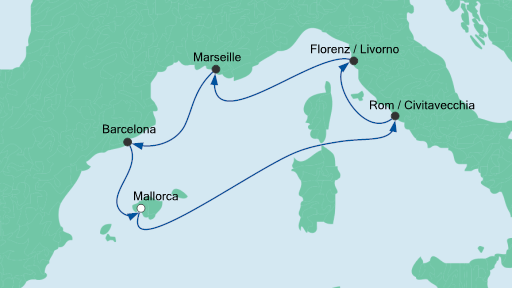 Spanien, Italien, Frankreich