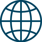 Icon globales Netz