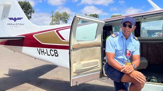 Abflug in Geraldton Abflug in Geraldton