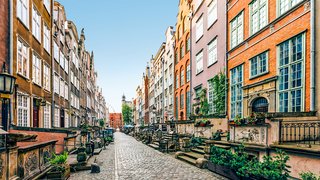 Die Frauengasse in Danzig Die Frauengasse in Danzig