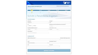 Persönliche Angaben SpTH