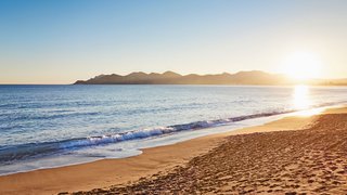 Strand am Mittelmeer Strand am Mittelmeer