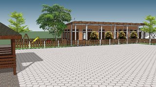Bau einer neuen Vorschule in Kalisoko