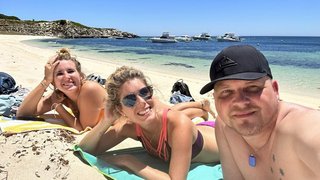 kurze Pause am Strand kurze Pause am Strand
