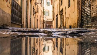 Straßengasse in Florenz