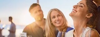 Anspruchsvolle Urlaubergruppe auf AIDA