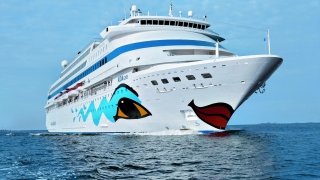 AIDA feiert Geburtstag AIDA Schiff auf dem Meer