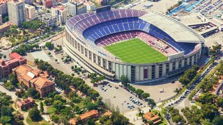 Aussicht aufs Camp nou Aussicht aufs Camp nou