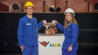 Kiellegung von AIDAcosma
