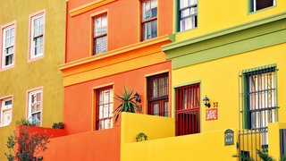 bunte Fassaden im Kapstadter Viertel Bo-Kaap bunte Fassaden im Kapstadter Viertel Bo-Kaap
