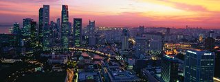 Skyline von Singapur