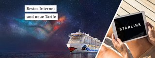 Starlink an Bord von AIDA