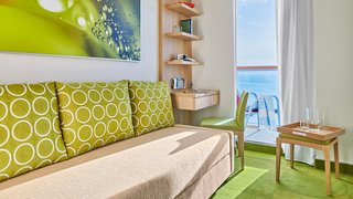 Einzelkabine mit Balkon
