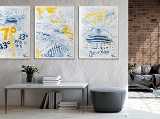 AIDA Kunstdruck Trilogie