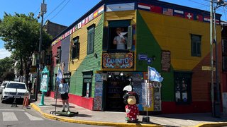 Zu Besuch in La Boca in Buenos Aires