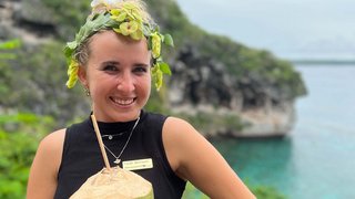 Sarah auf Lifou