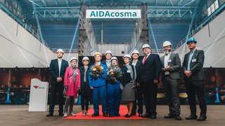 Kiellegung von AIDAcosma