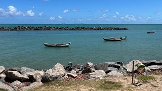 Kurzer Stopp und Verschnaufpause am Strand
