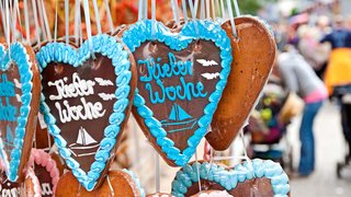 Lebkuchenherz auf der Kieler Woche