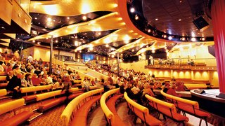 Theater auf AIDAaura Blick in das Theater der AIDAaura