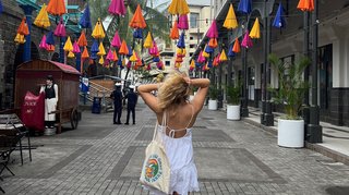 Buntes Leben in Port Louis