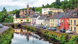 Häuser in Donegal in Irland