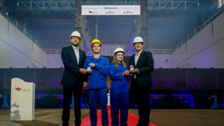 Kiellegung AIDAcosma Kiellegung AIDAcosma in der Meyer Werft