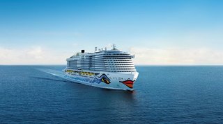AIDA bestellt Kreuzfahrtschiff bei der Meyer Werft AIDA Schiff auf dem Meer