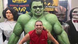 Maddy post mit Hulk