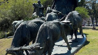 Denkmal „La Carreta“ in Montevideo