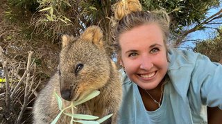 Schau mal – ein Quokka! Schau mal – ein Quokka!