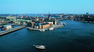 Luftbild von Stockholm