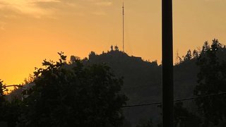 Sonnenuntergang in Santiago de Chile Sonnenuntergang in Santiago de Chile