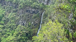 Blick auf den Wasserfall