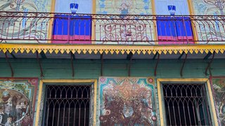 Bunte Häuser in La Boca