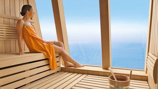 Sauna mit Meerblick