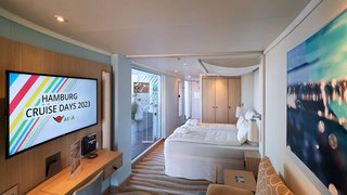 AIDA Showkabine bei den Hamburg Cruise Days 2023