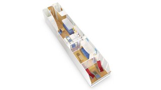Verandakabine Deluxe auf AIDAprima und AIDAperla