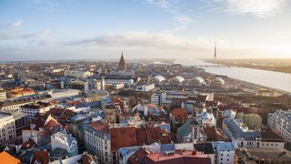 Luftaufnahme von Riga