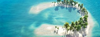 Insel in Atoll