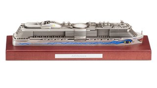 AIDAnova Modellschiff Greyline